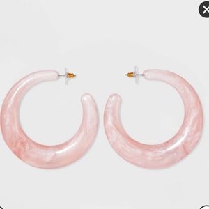 SUGARFIX by Bauble Bar Resin Hoop Earrings